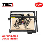 90W Laser Engraving Cutting Machine For Wood Engraver And Cutter Acrylic Laser Engraver Machine Cnc Wood Router Kit- 20X25 Inches